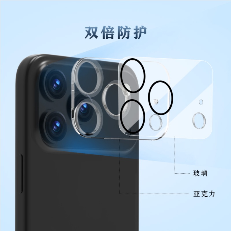 LeReach/乐芮斯 TF系列3D覆盖版-IPhone 17 Pro Max手机镜头保护膜全覆盖自动吸附耐磨 - 图片 5
