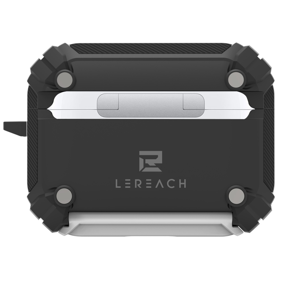LeReach/乐芮斯 极盾系列纤维纹装甲版-AirPods Pro 3耳机保护套 碳纤维纹理强力磁吸 - 图片 7
