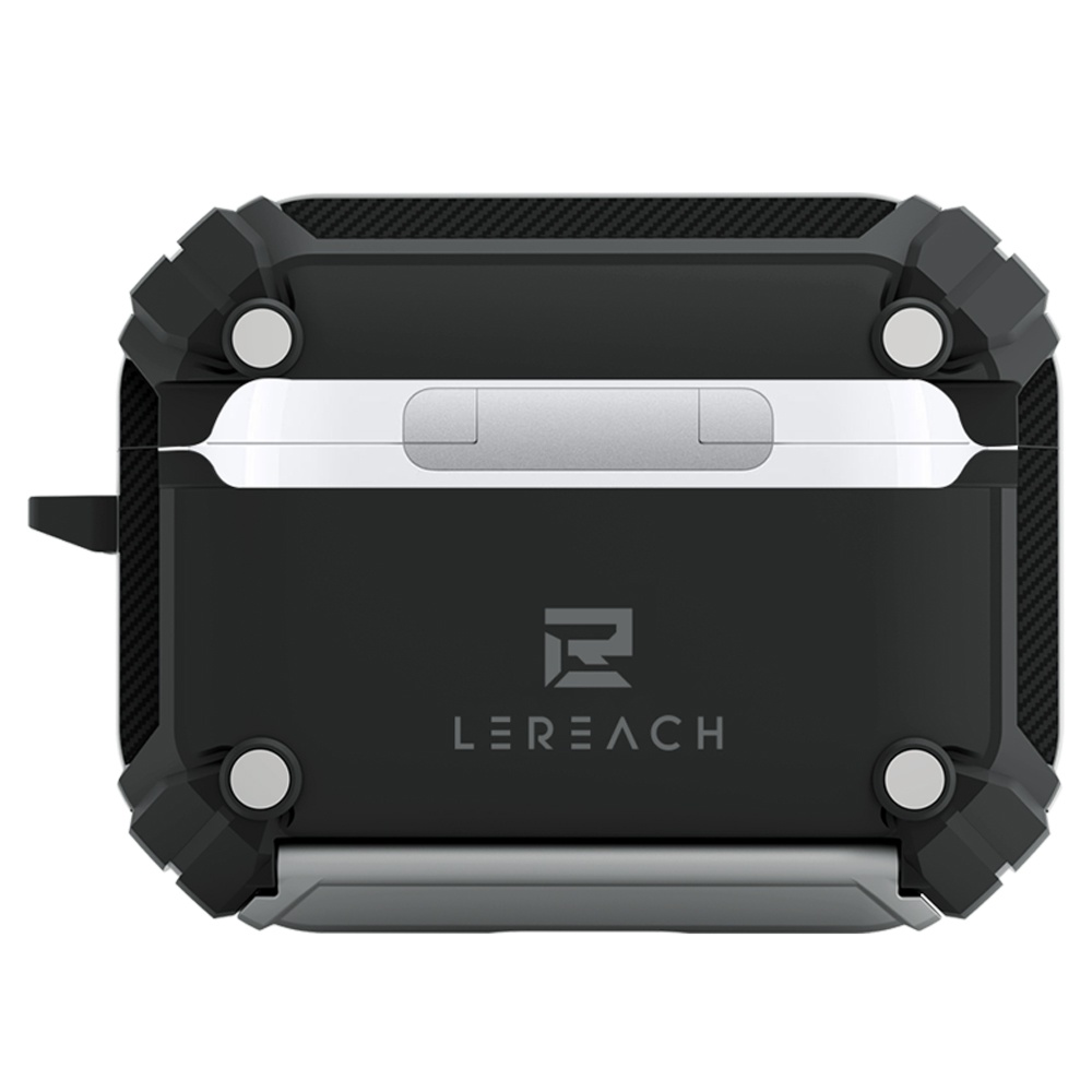 LeReach/乐芮斯 极盾系列纤维纹装甲版-AirPods Pro 3耳机保护套 碳纤维纹理强力磁吸 - 图片 9