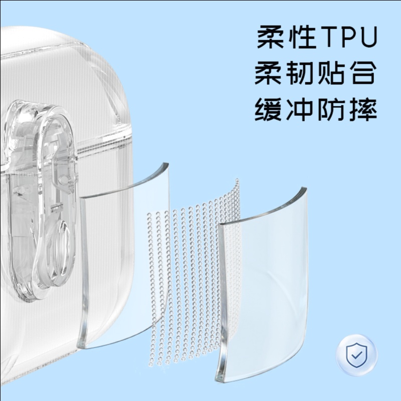 LeReach/乐芮斯 极盾系列空境版-AirPods Pro 3耳机保护套 高透亲肤四角加固 - 图片 2