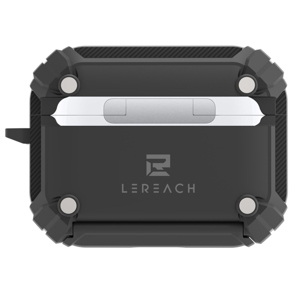 LeReach/乐芮斯 极盾系列纤维纹装甲版-AirPods Pro 3耳机保护套 碳纤维纹理强力磁吸