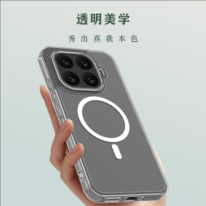 Lereach新款保护壳 多功能一壳 适用Xiaomi 17T手机壳磁吸 防摔全包保护套高透光水晶级透明轻薄减震 - 图片 5